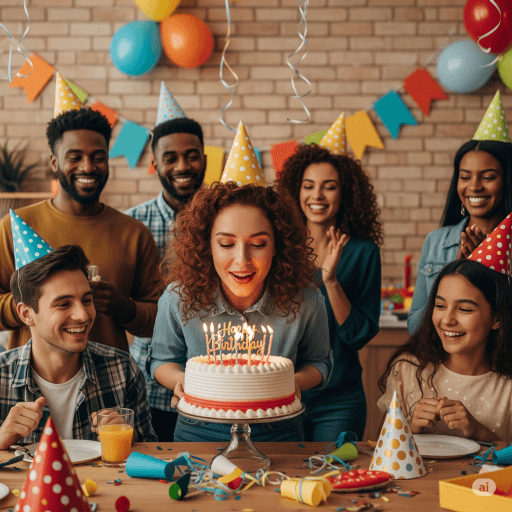 Birthday video toast & QR surprise